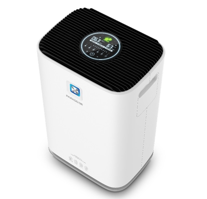 Bluetooth Smart Dehumidifier TFT LCD PM2.5 ตัวชี้วัดคุณภาพอากาศ HEPA H11 Carbon Anion WiFi