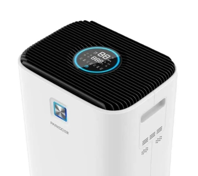 Bluetooth Smart Dehumidifier TFT LCD PM2.5 ตัวชี้วัดคุณภาพอากาศ HEPA H11 Carbon Anion WiFi