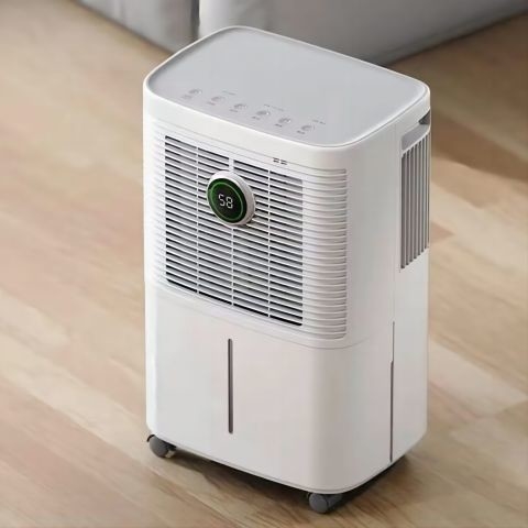 12 ลิตร/วัน LED Smart Air Dehumidifier ปิดเสียง สถานที่ที่จํากัด ขนาดเล็ก บ้านพัก ถอนความชื้น